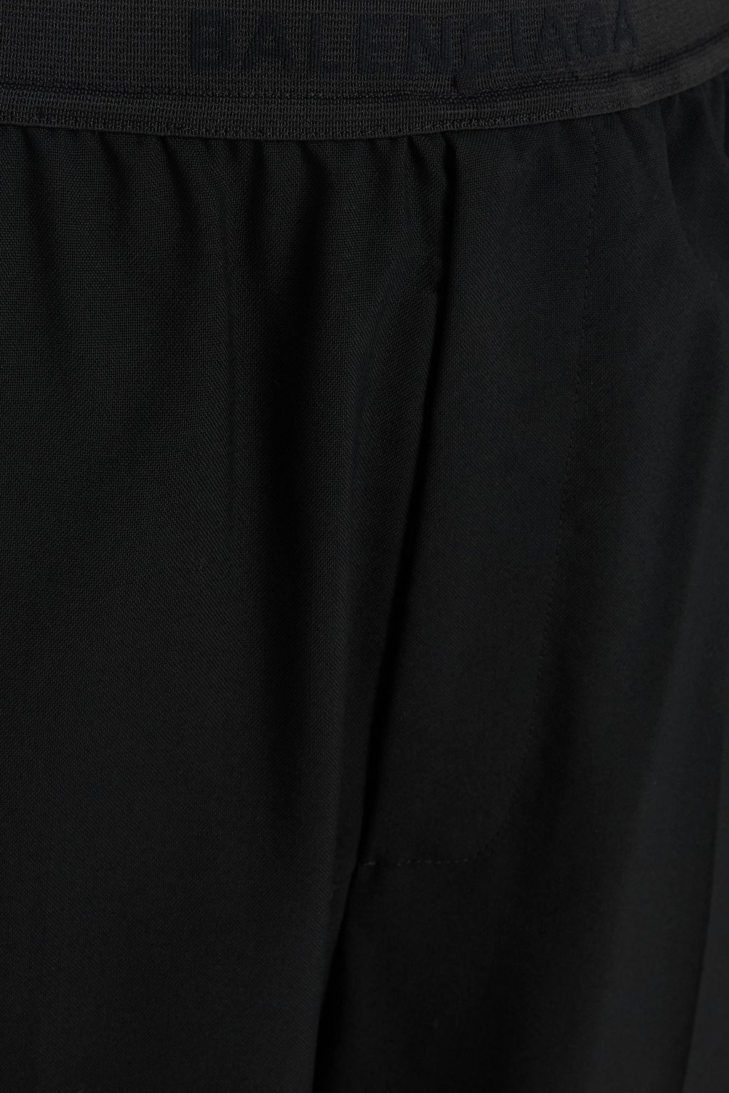 BALENCIAGA Wool-crepe wide-leg pants