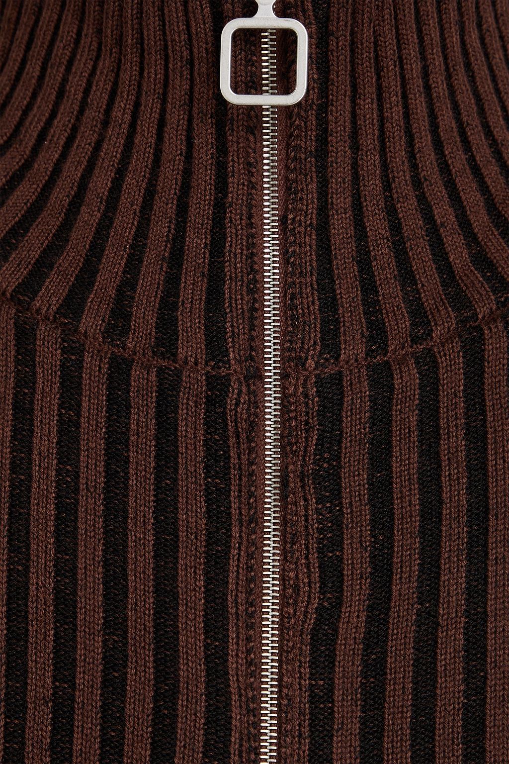 SANDRO Ribbed-knit cardigan