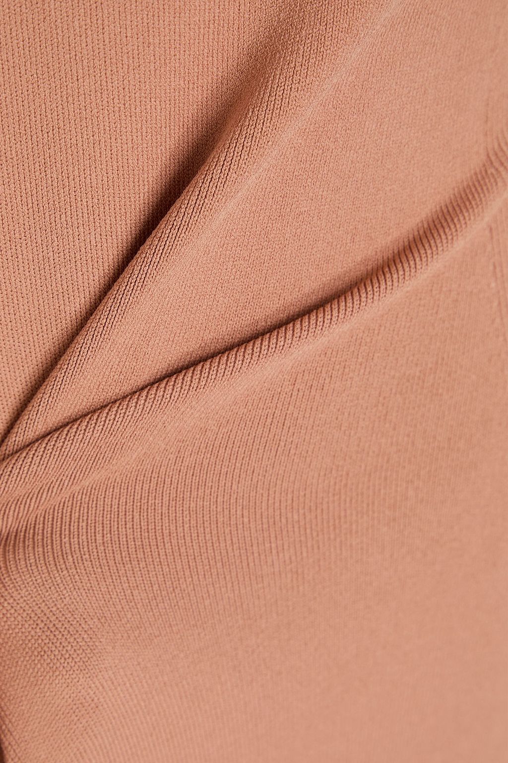 VB BODY VICTORIA BECKHAM Midikleid aus Stretch-Strick mit asymmetrischer Schulterpartie
