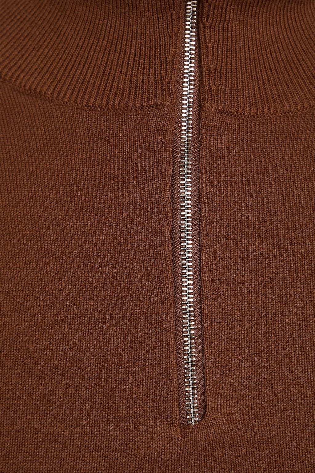 SANDRO Knitted half-zip sweater