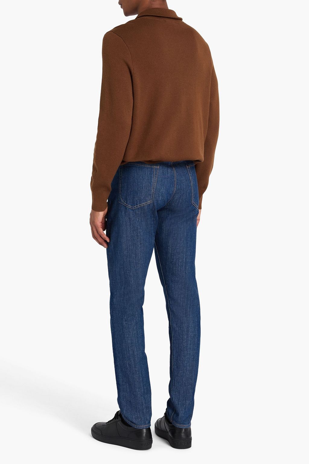 SANDRO Knitted half-zip sweater