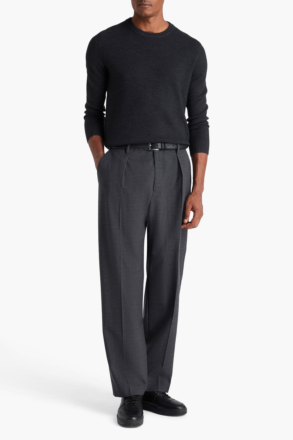 SANDRO WOOL-BLEND SWEATER