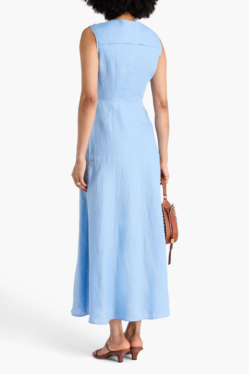 SALONI Maxikleid aus Leinen