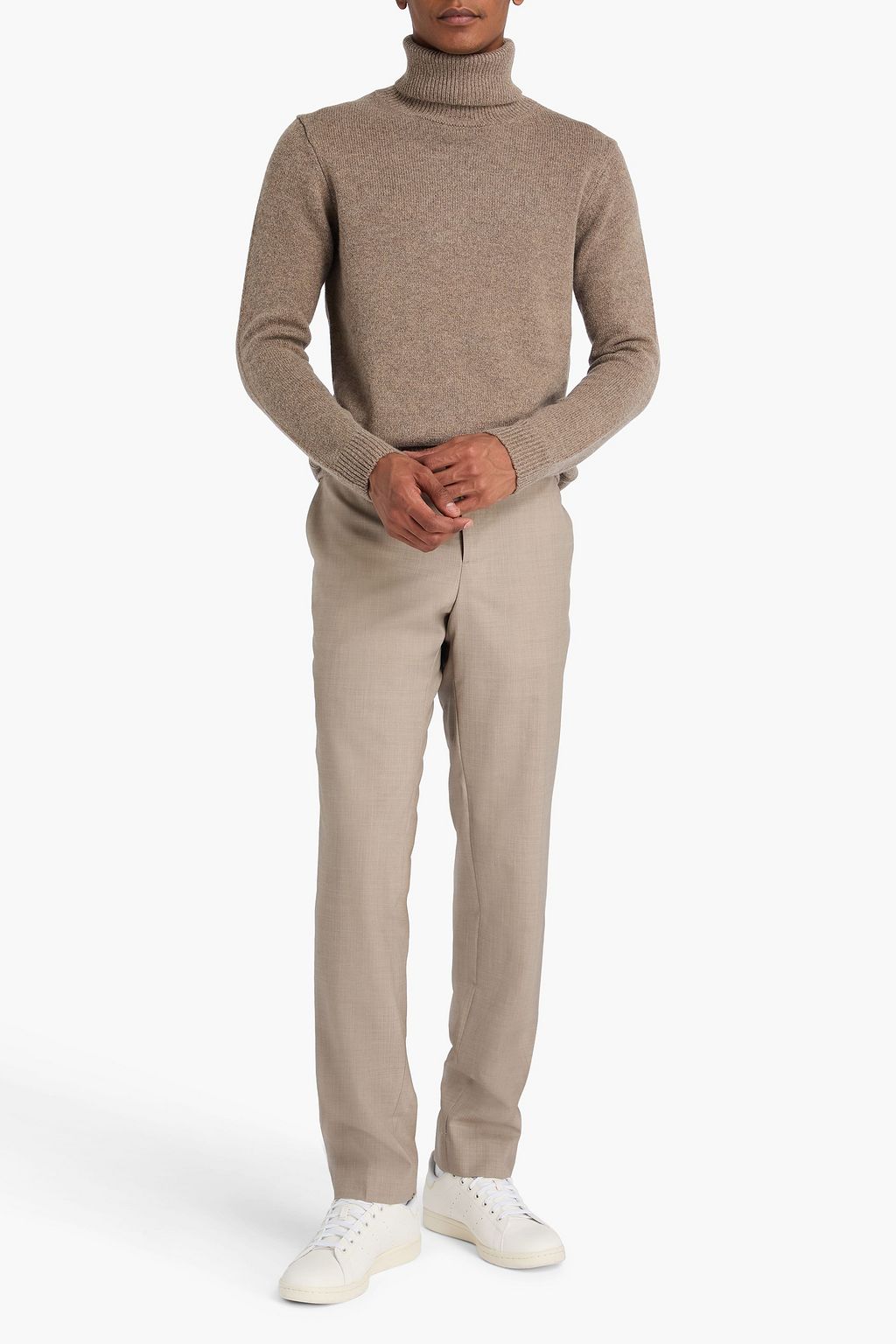 SANDRO Rollkragenpullover aus einer Woll-Yakwoll-Kaschmirmischung