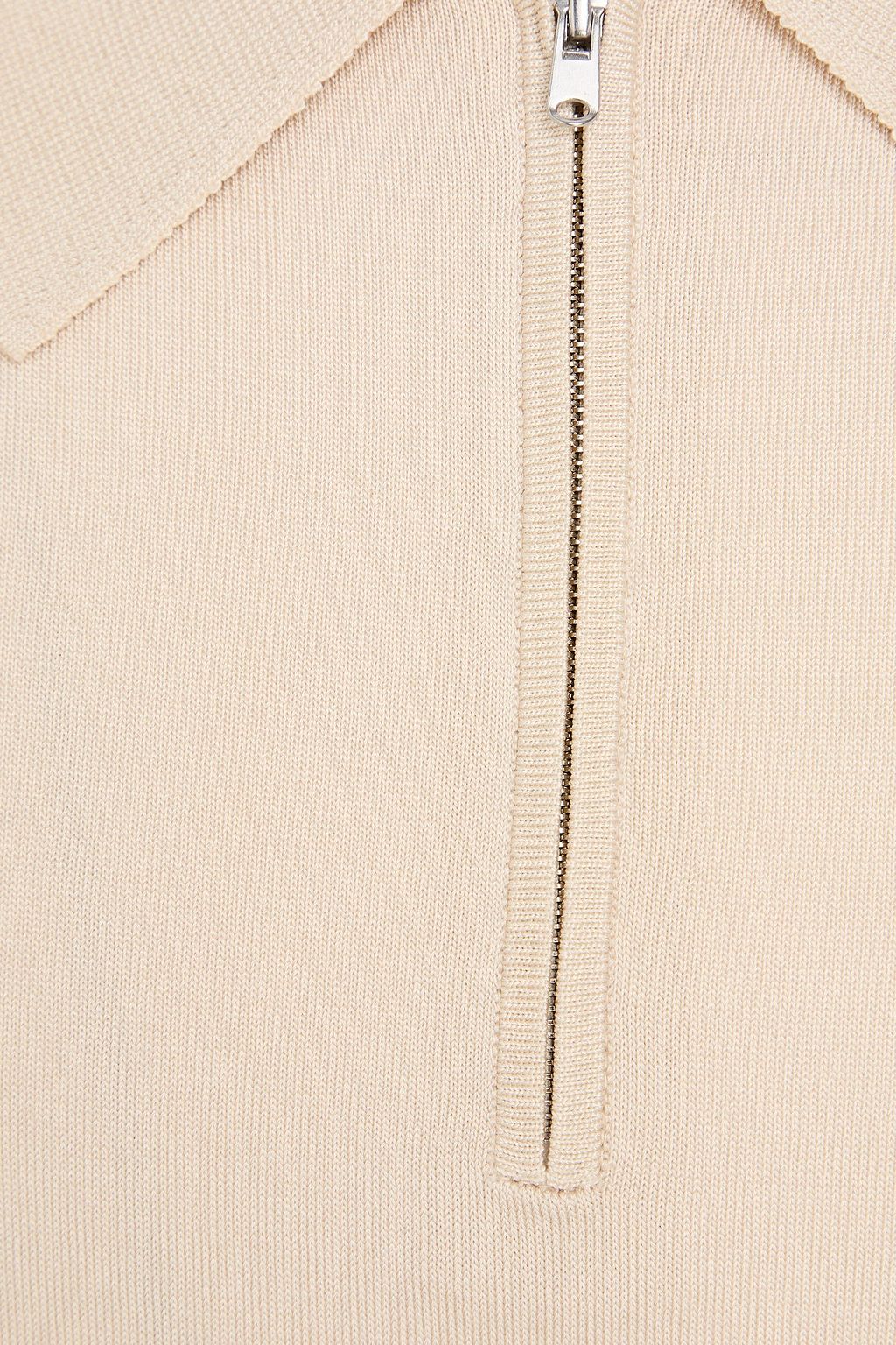 SANDRO Knitted polo shirt