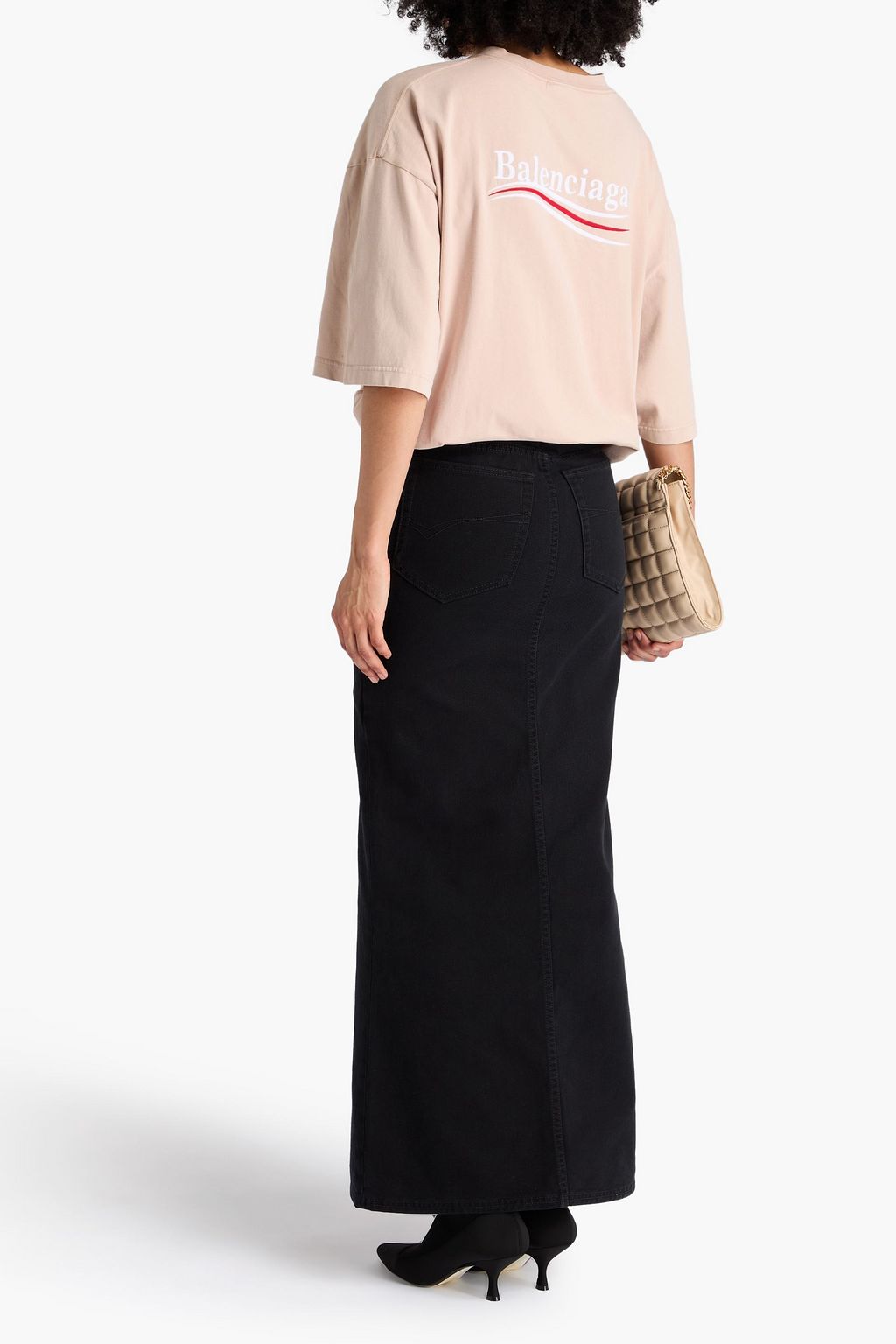 BALENCIAGA 데님 맥시 스커트