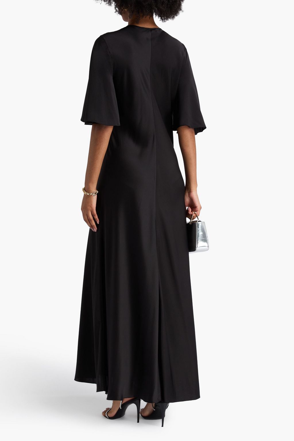 LEE MATHEWS Maxikleid „Stella“ aus Seidensatin