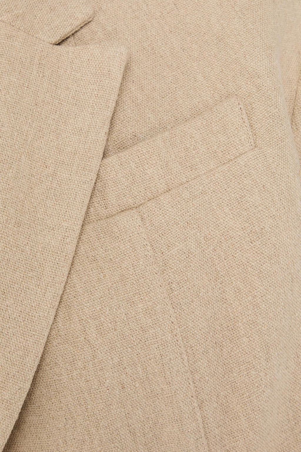 JACQUEMUS Bari Smoking-Minikleid aus Leinen mit Cut-outs