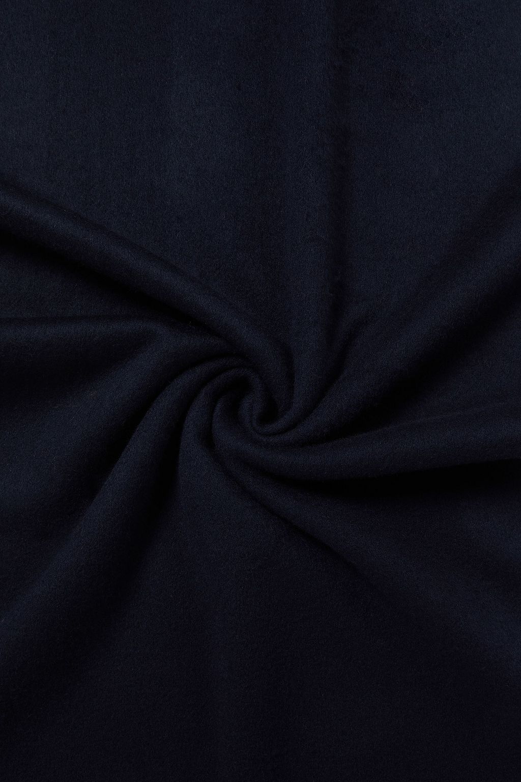 SANDRO Fringed wool and cashmere-blend felt scarf