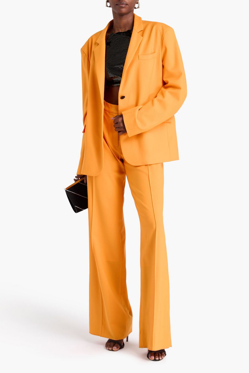 BRØGGER Dagmar wool and Lyocell-blend twill blazer
