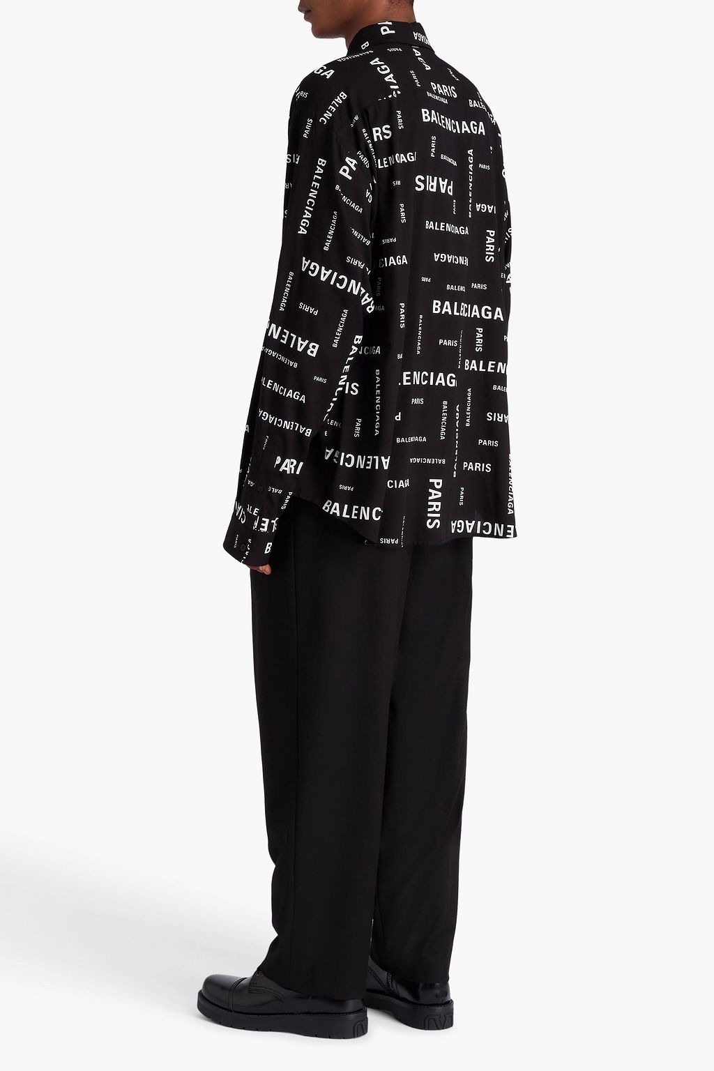 BALENCIAGA Printed twill shirt