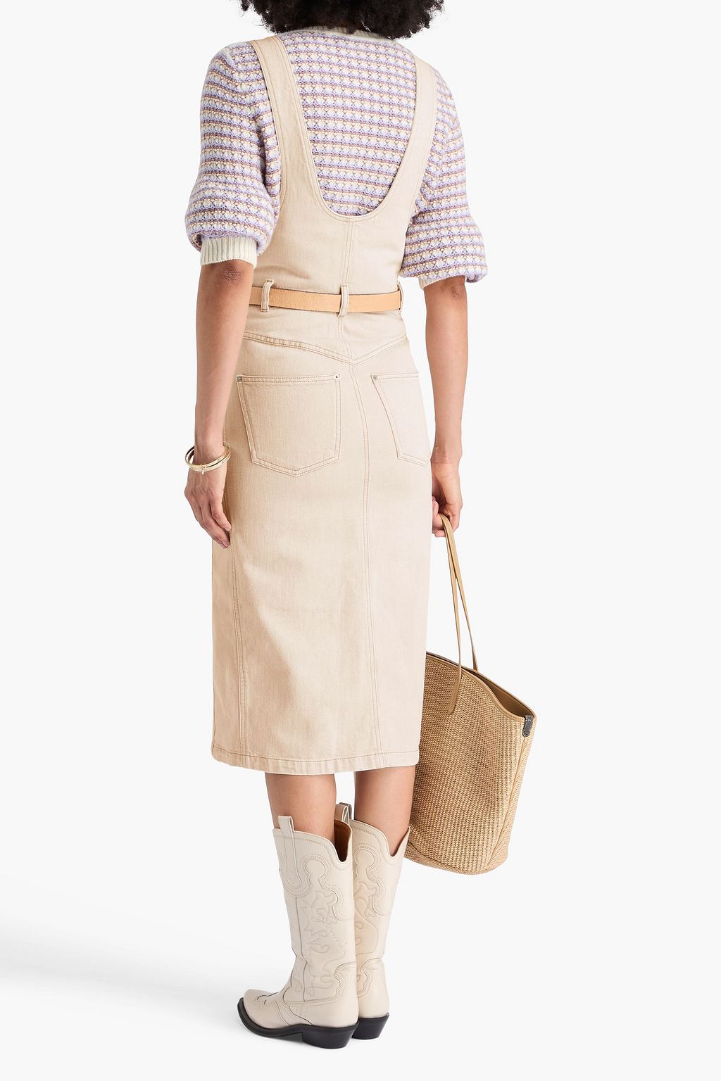 MARANT ÉTOILE デニム ミディワンピース