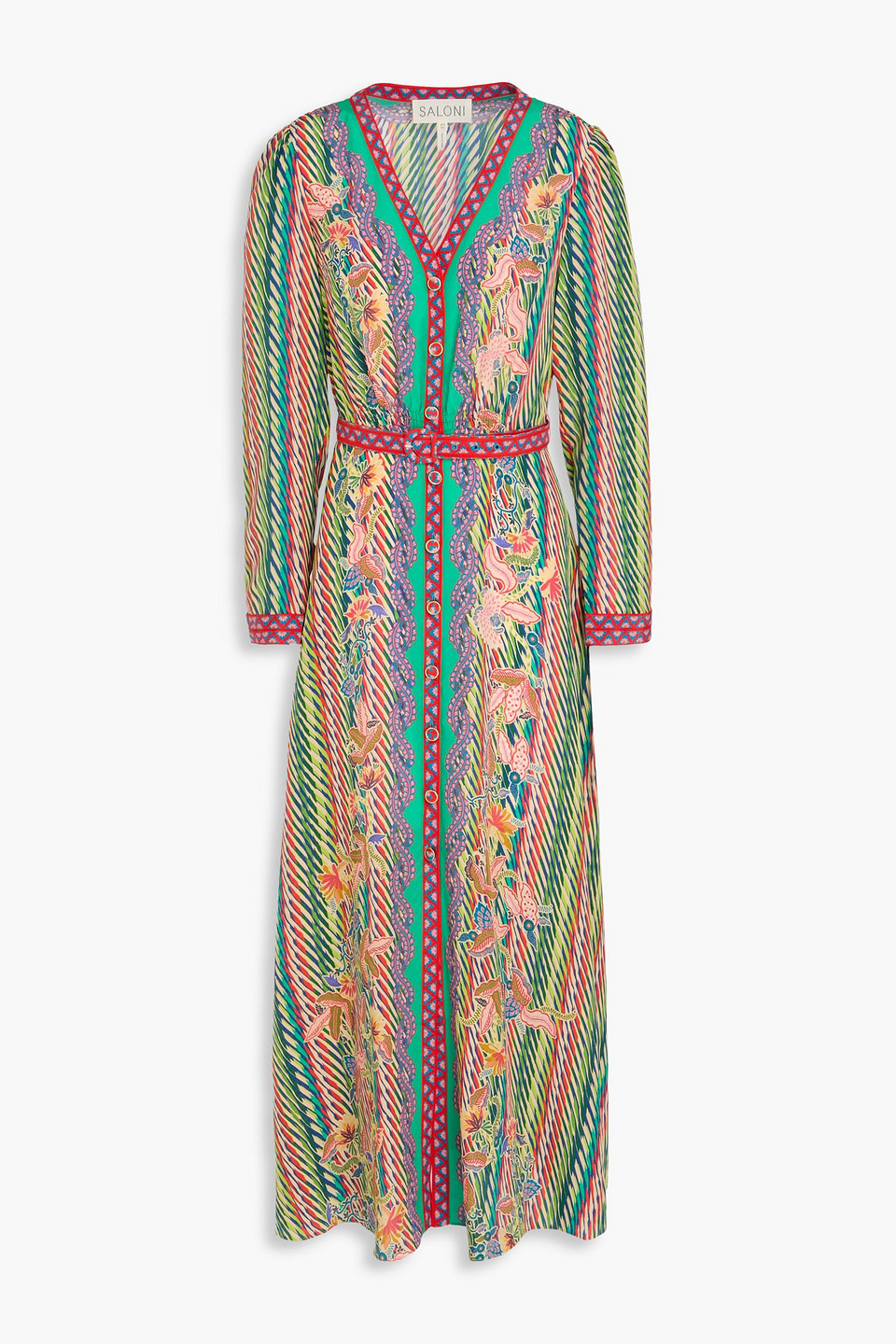 saloni lea silk dress Lea Long Dress