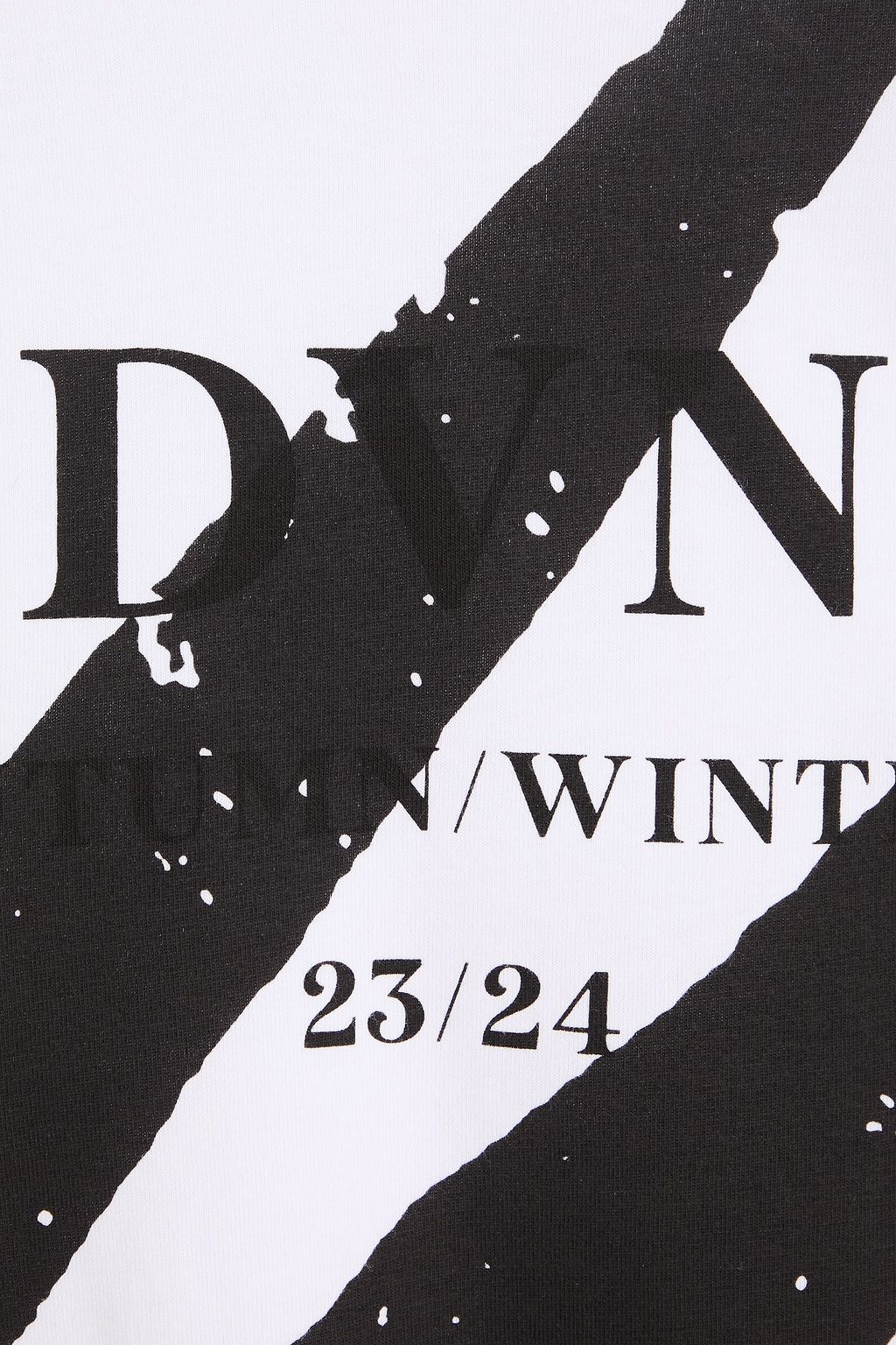 DRIES VAN NOTEN 프린트 코튼 저지 티셔츠
