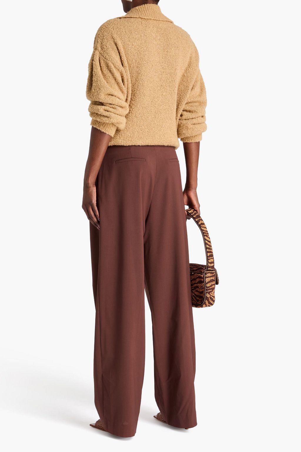 REJINA PYO Wool-blend wide-leg pants