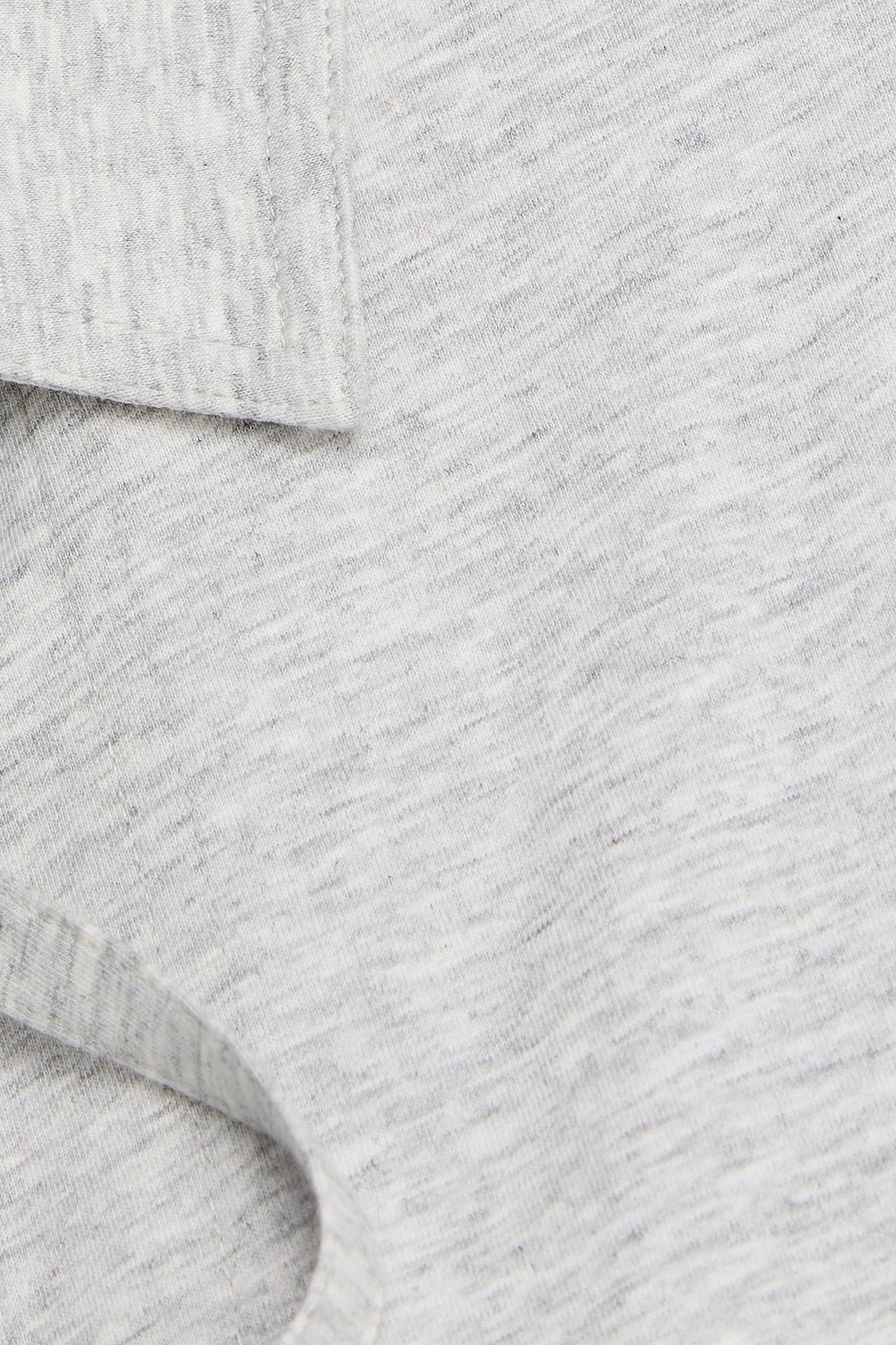 TOTEME Tie-detailed cotton-jersey top