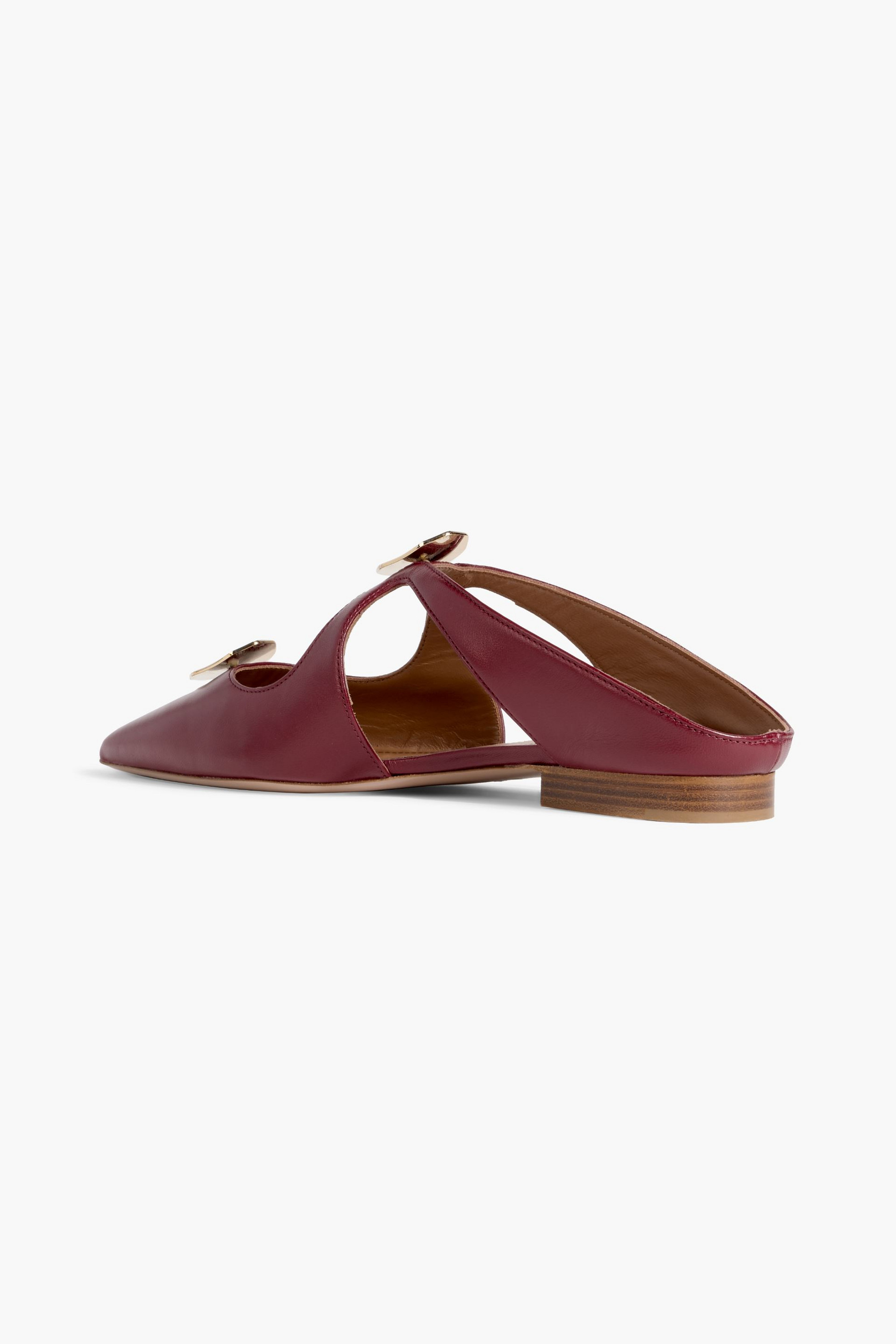 Malone Souliers Tina embellished leather point-toe flats thumbnail