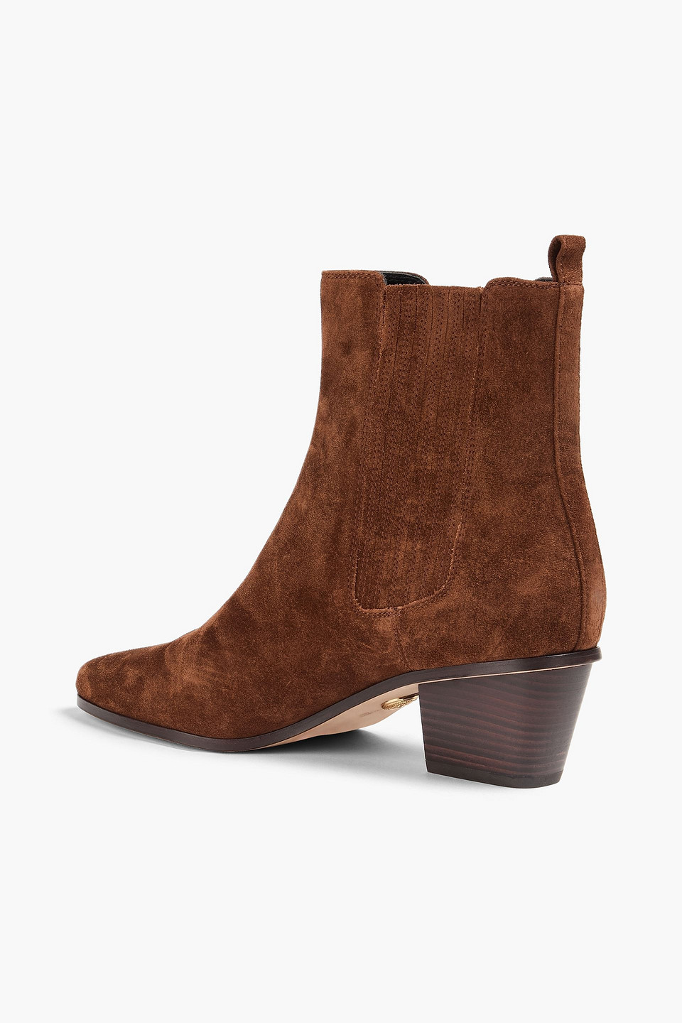  Veronica Beard - Alina Suede Ankle Boots - Brown - Us 7.5 