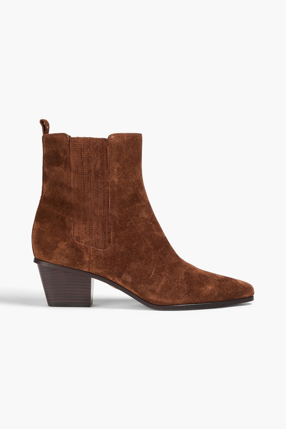 Veronica Beard Alina Suede Ankle Boots In Brown