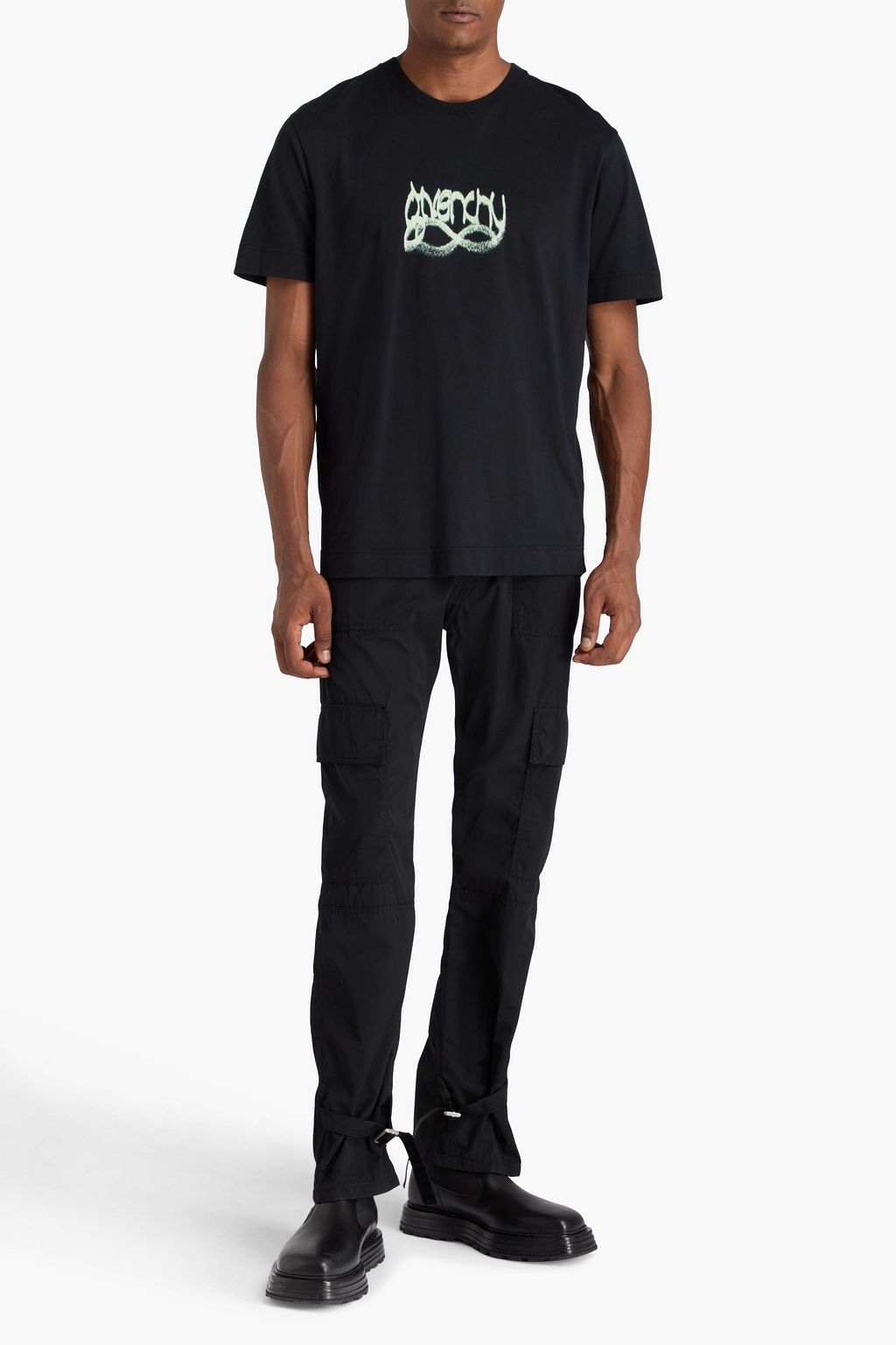 GIVENCHY Printed cotton-jersey T-shirt