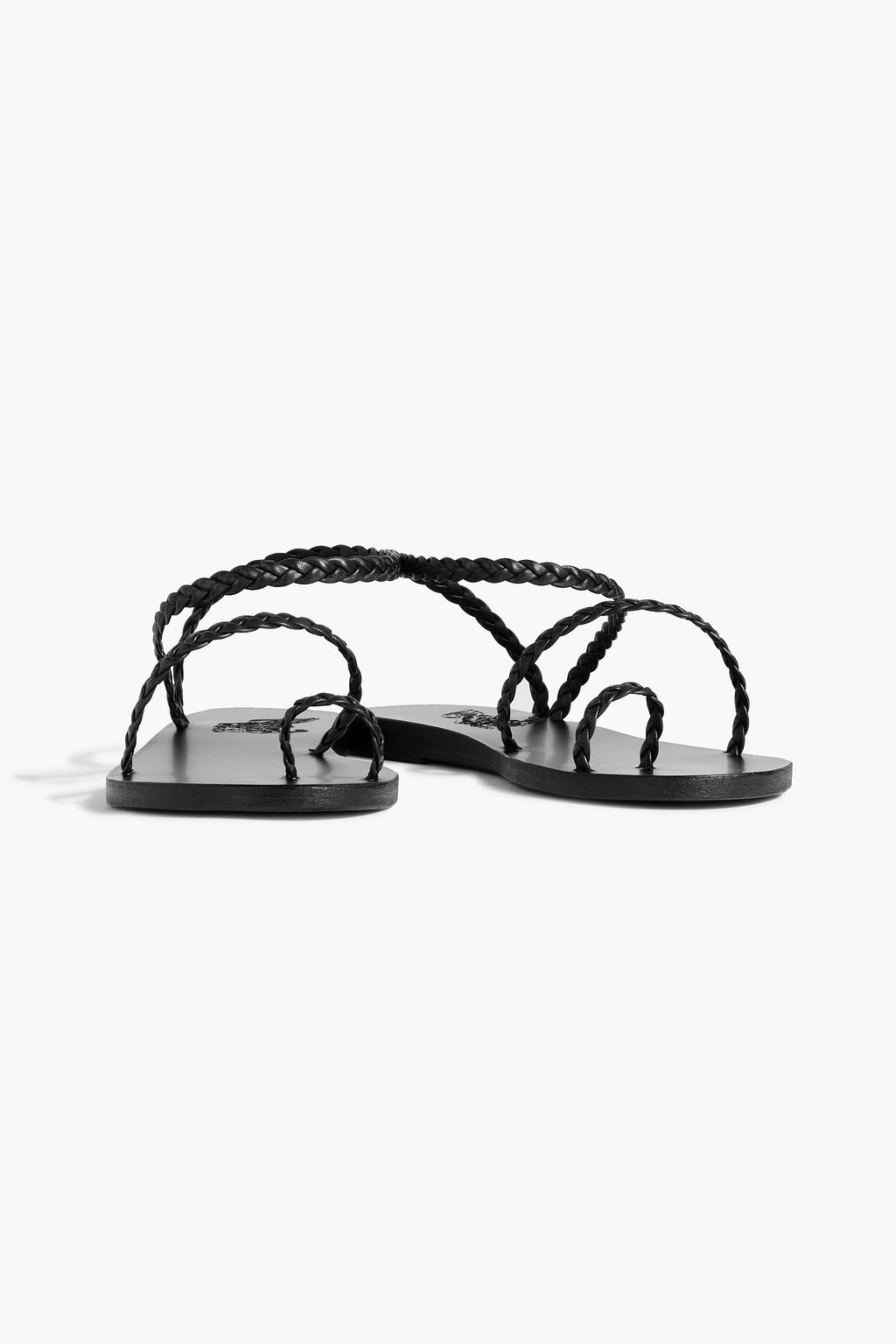ANCIENT GREEK SANDALS Eleftheria braided leather sandals
