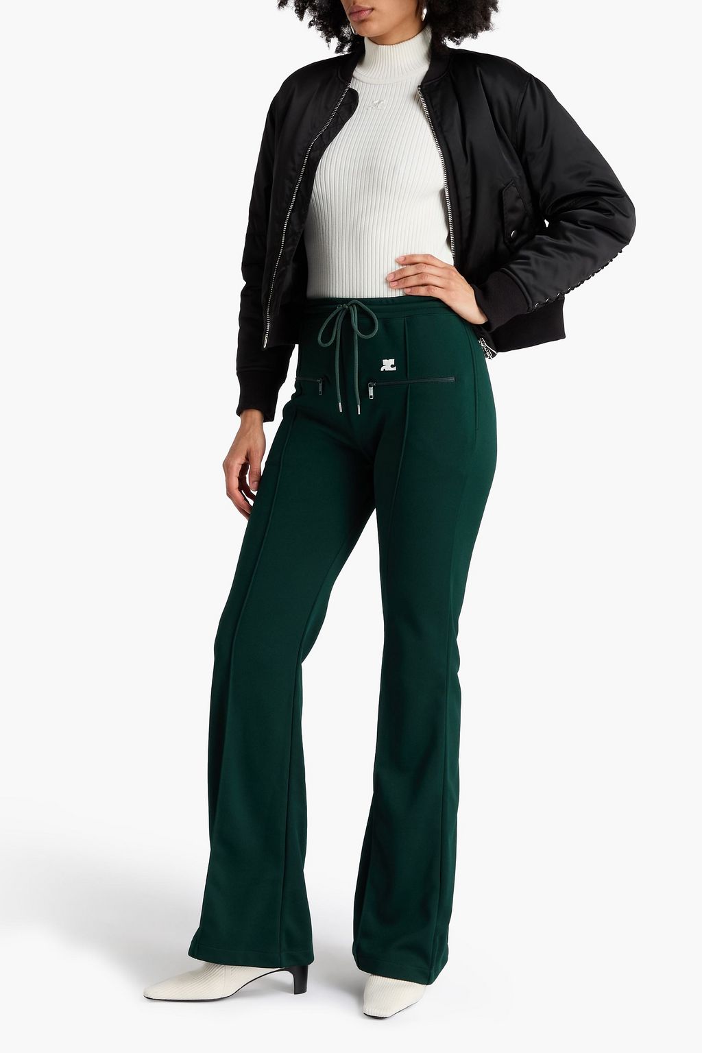 COURRÈGES Track Pants aus Piqué