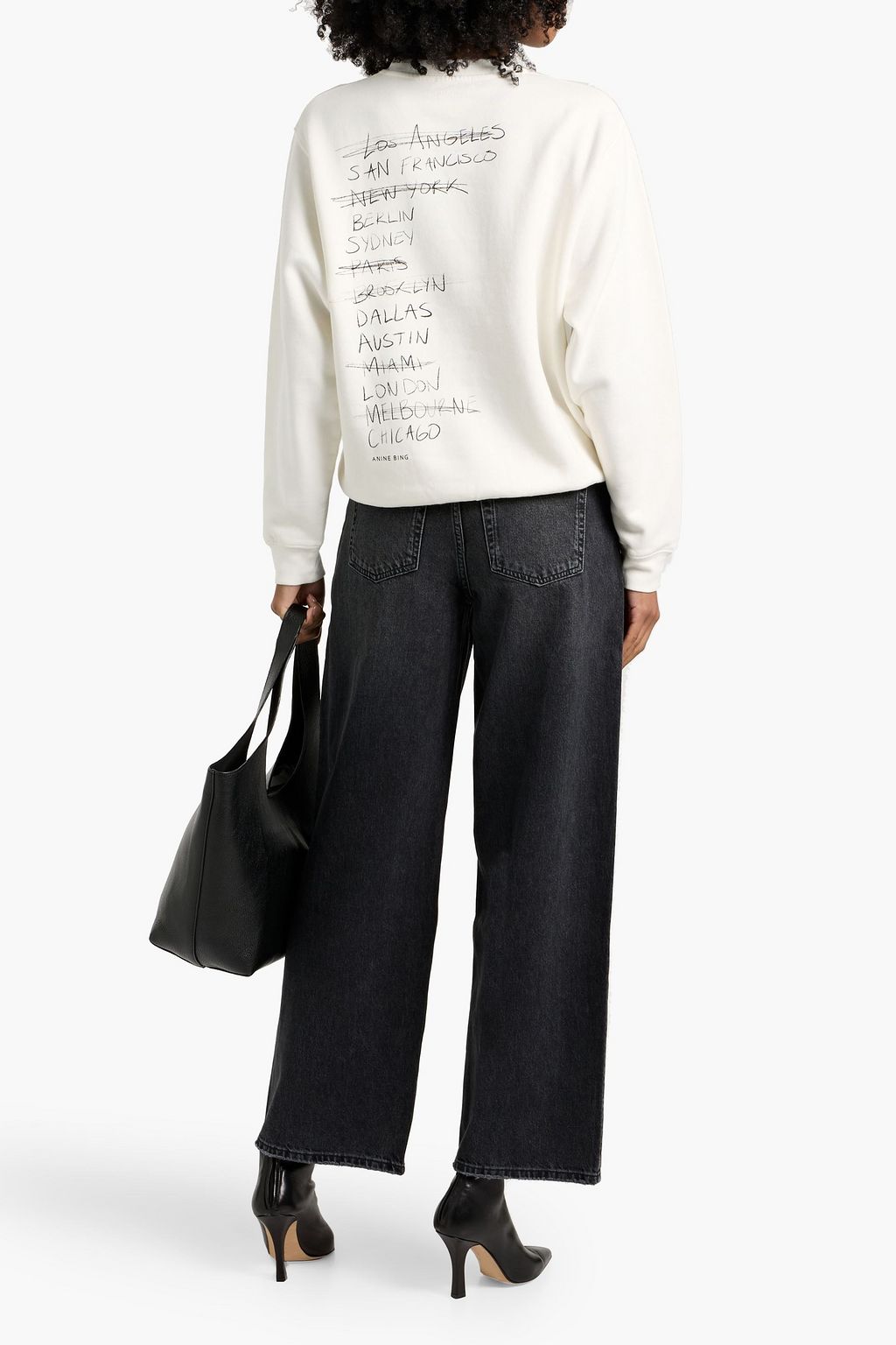 ANINE BING Manon high-rise wide-leg jeans