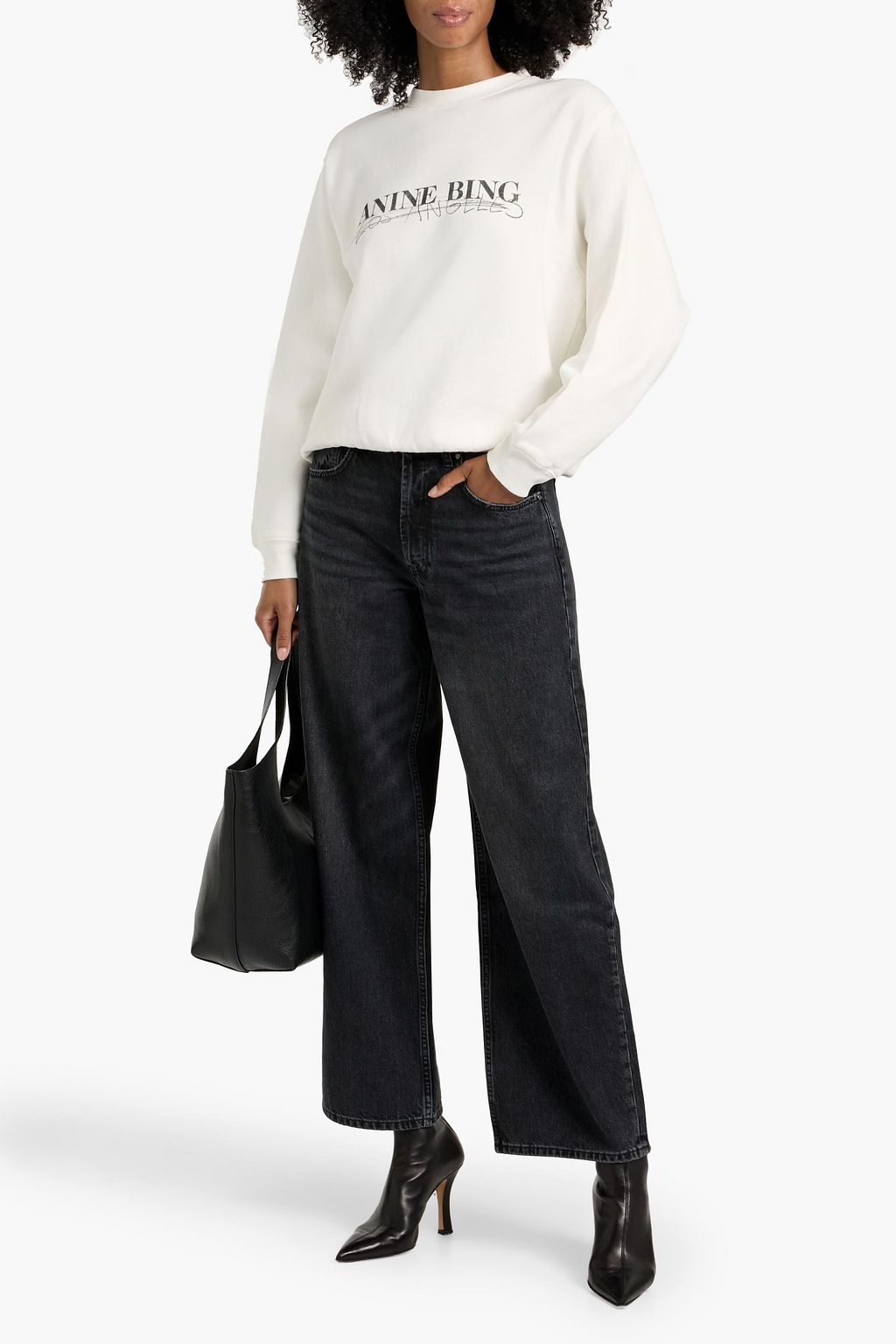 ANINE BING Manon high-rise wide-leg jeans