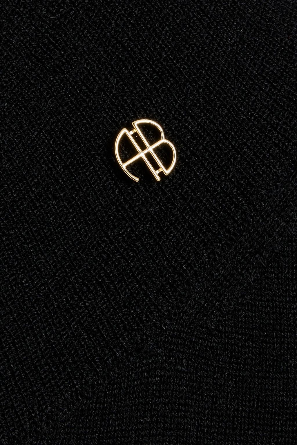 ANINE BING Monique merino wool and cashmere-blend turtleneck sweater