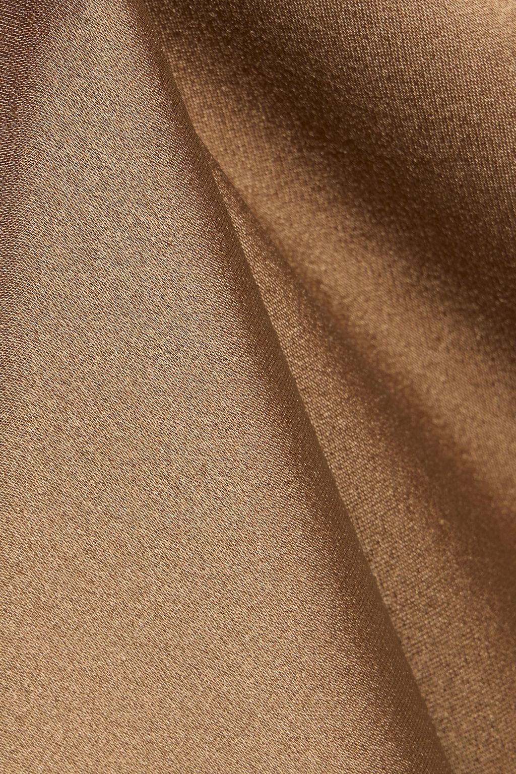 ANINE BING Bar silk-charmeuse midi skirt