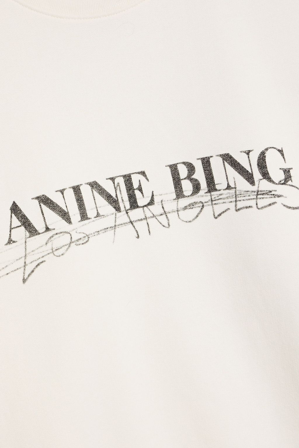 ANINE BING Ramona printed cotton-fleece sweatshirt