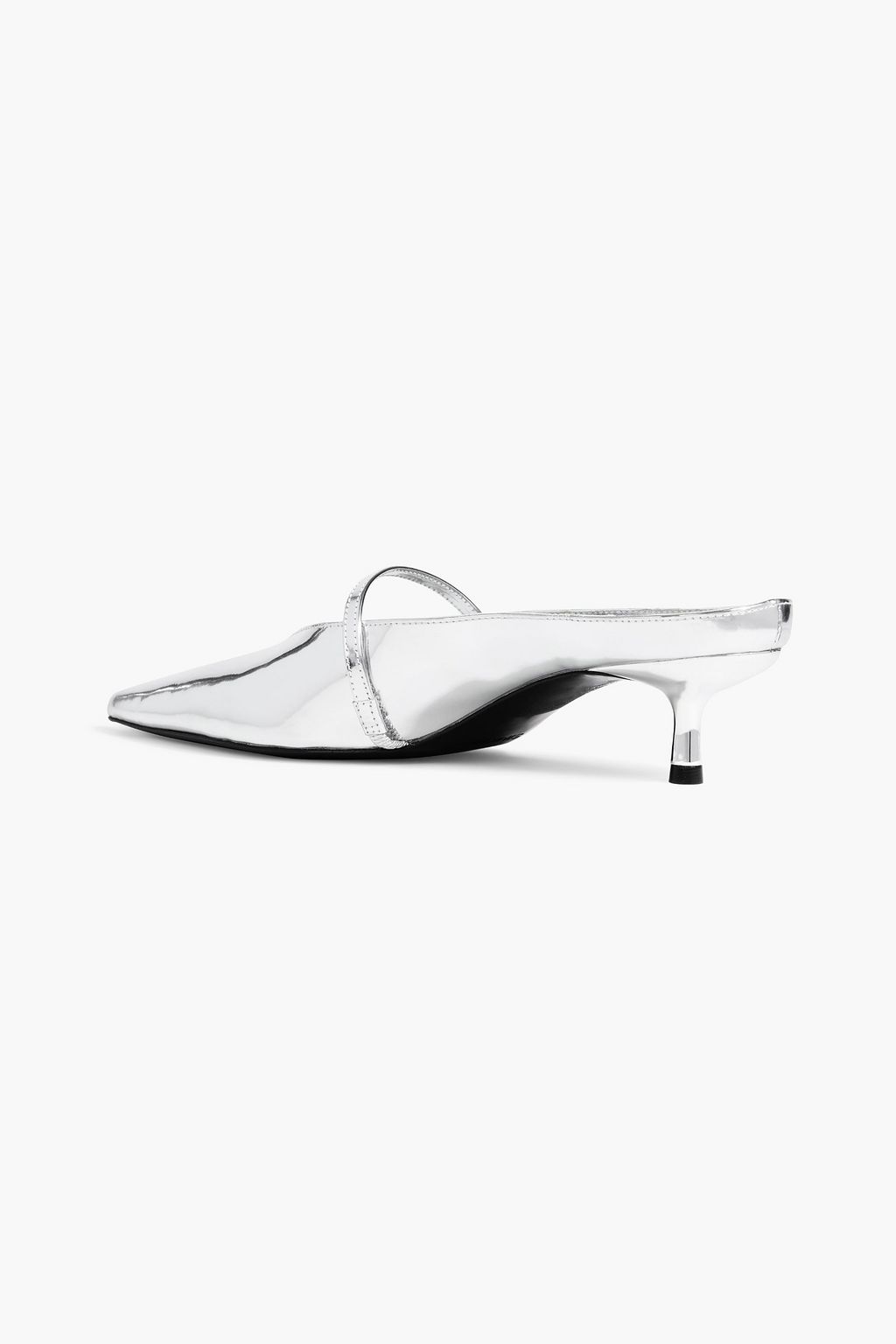 SIMKHAI Sylvie mirrored-leather mules
