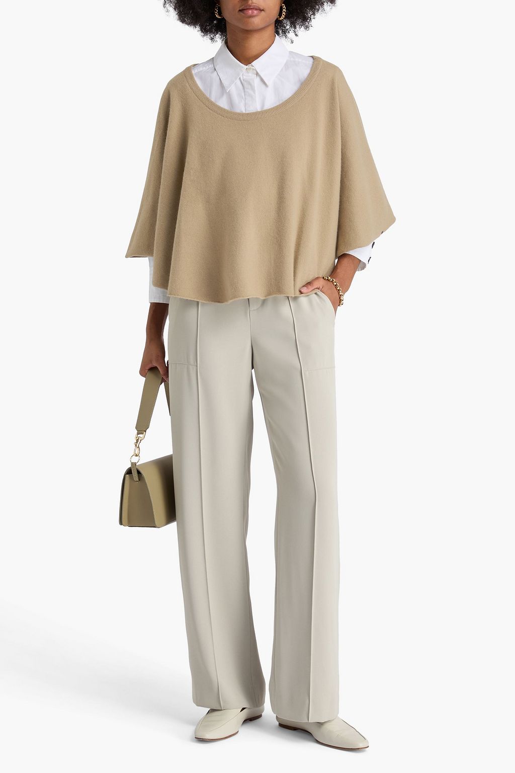 EXTREME CASHMERE Cashmere-blend poncho