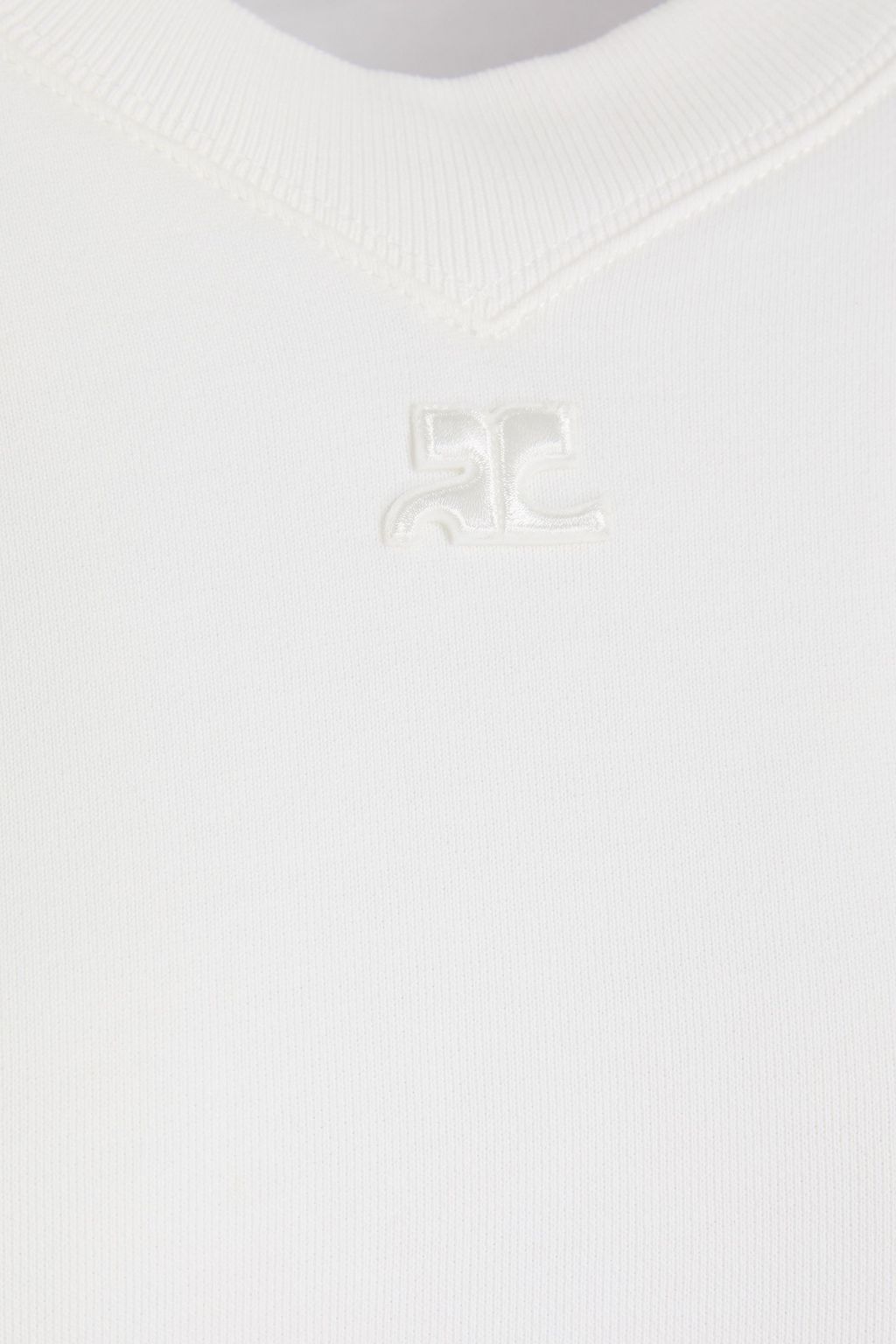 COURRÈGES コットンフリース スウェットシャツ
