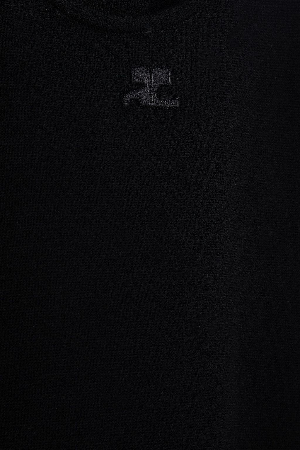 COURRÈGES Minikleid aus Strick mit Cut-outs