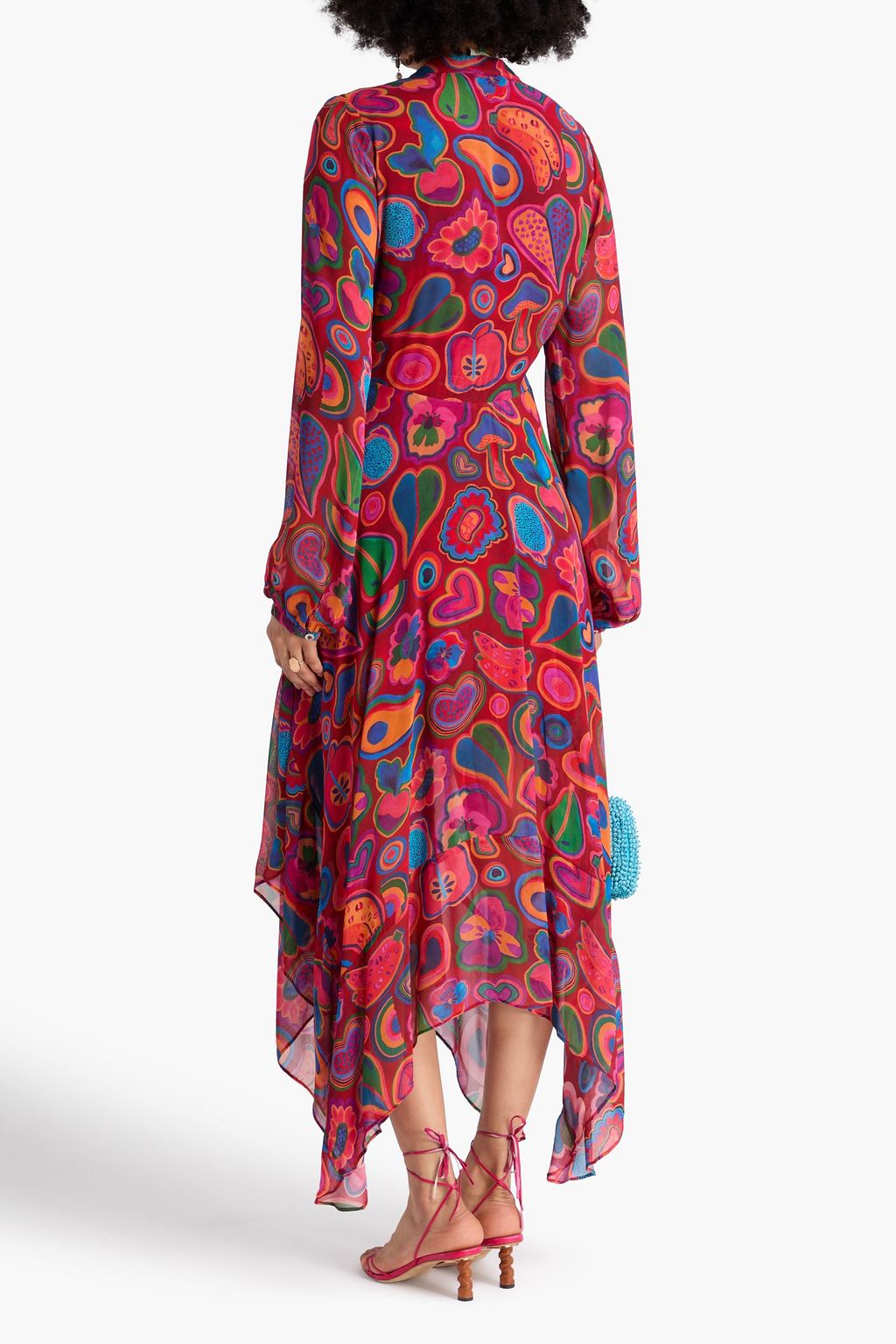 FARM RIO Bedrucktes Maxikleid aus Georgette