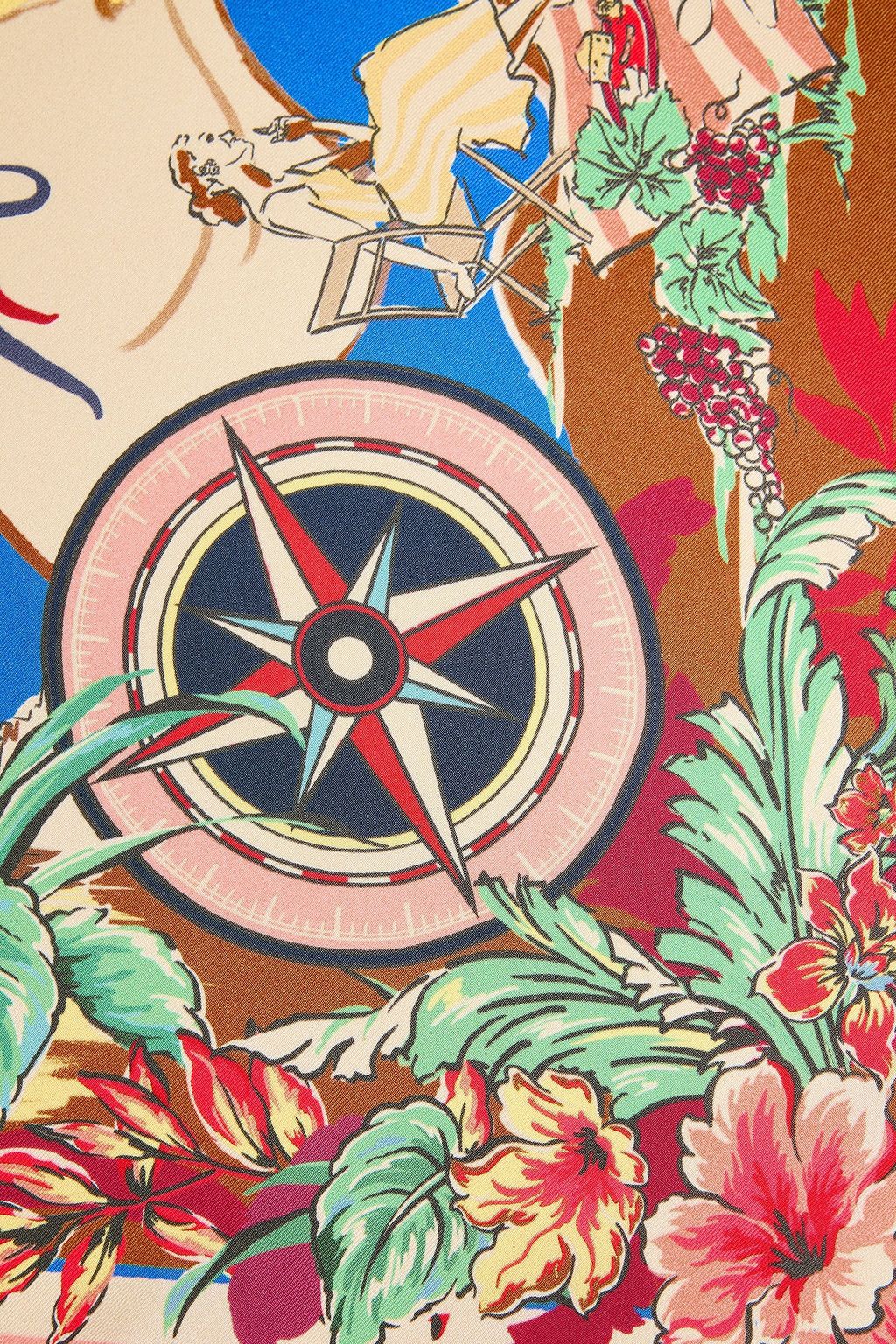 ZIMMERMANN シルクツイル スカーフ プリント入り
