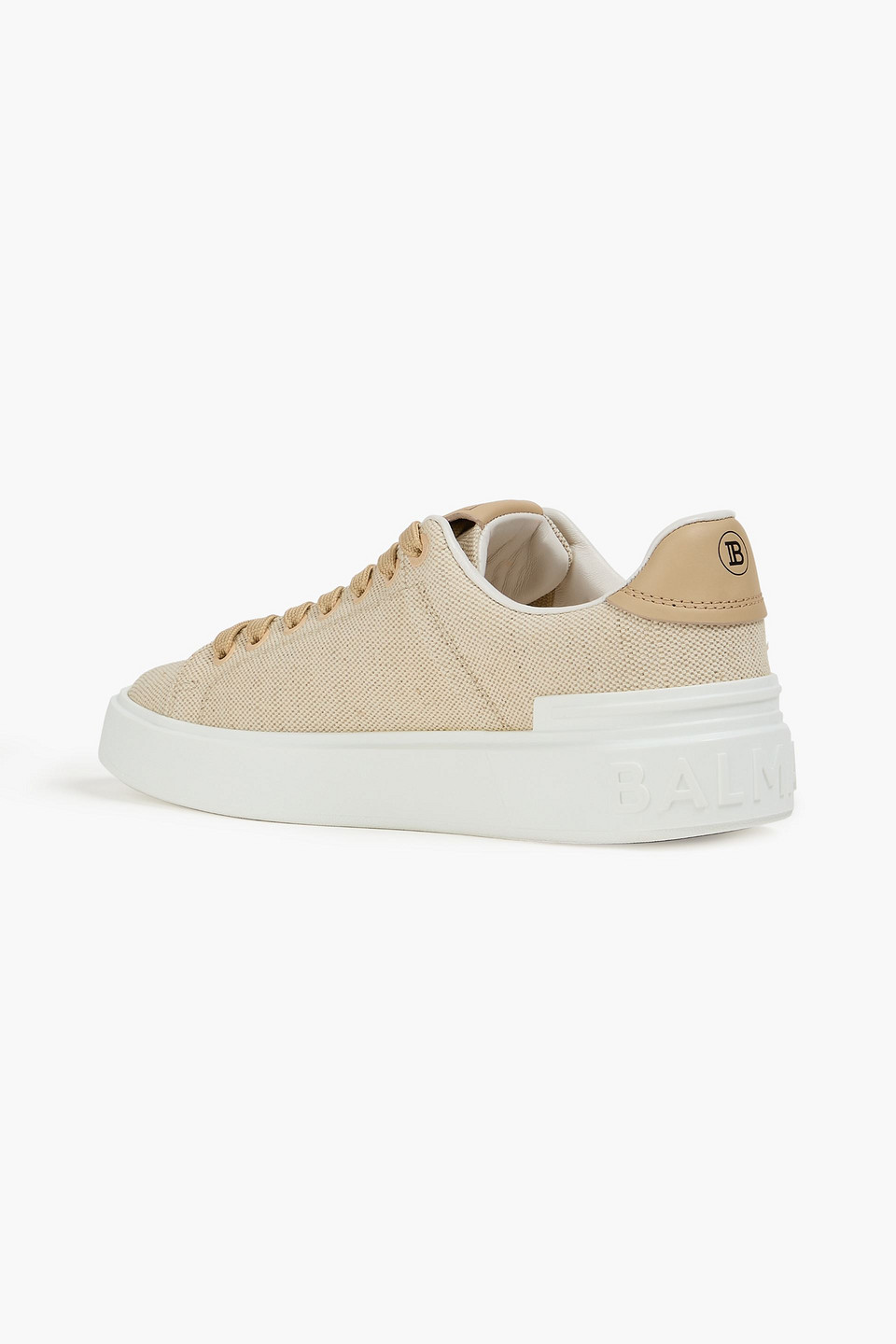  Balmain - Sneakers Aus Canvas - Neutral - Eu 35 