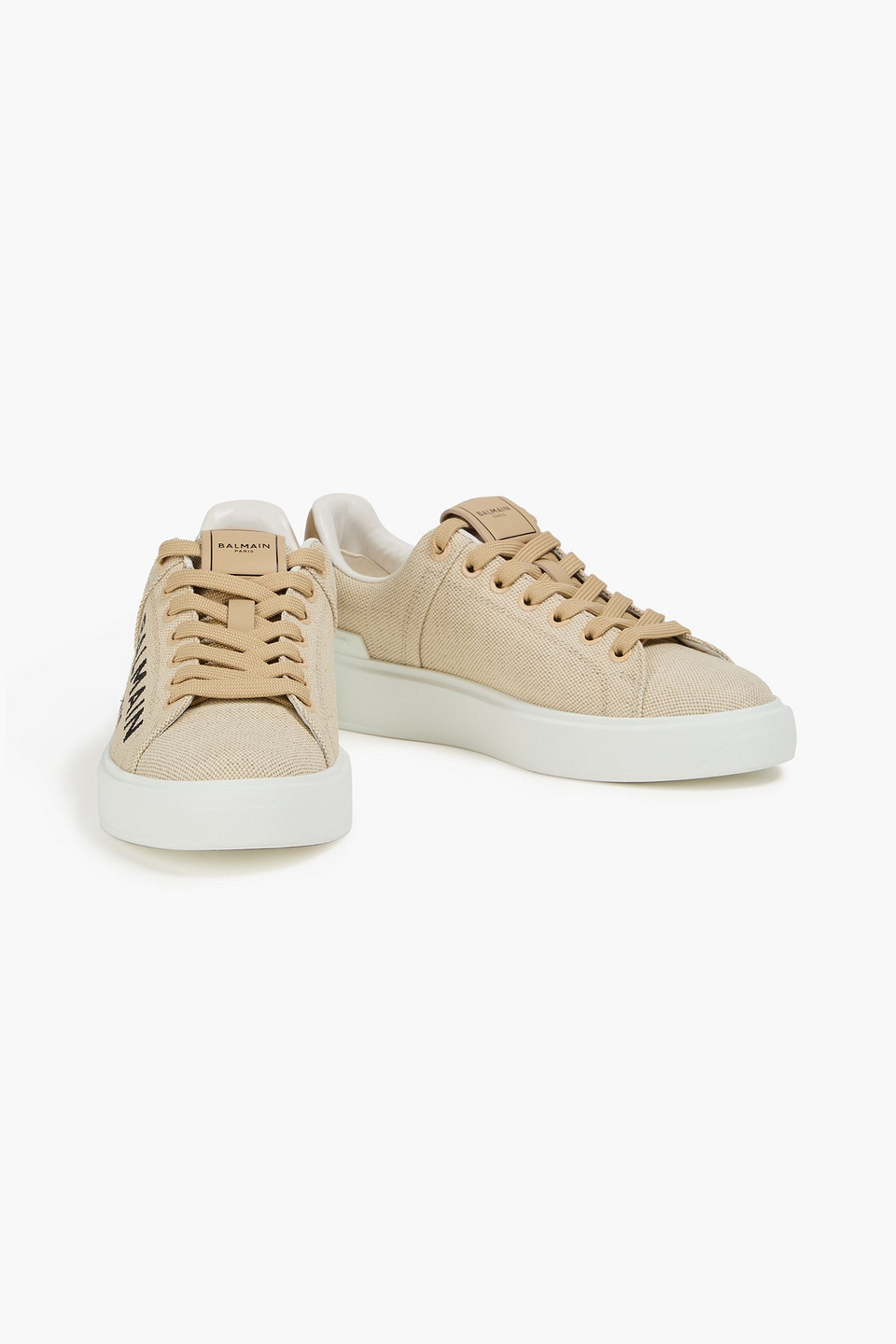  Balmain - Sneakers Aus Canvas - Neutral - Eu 35 