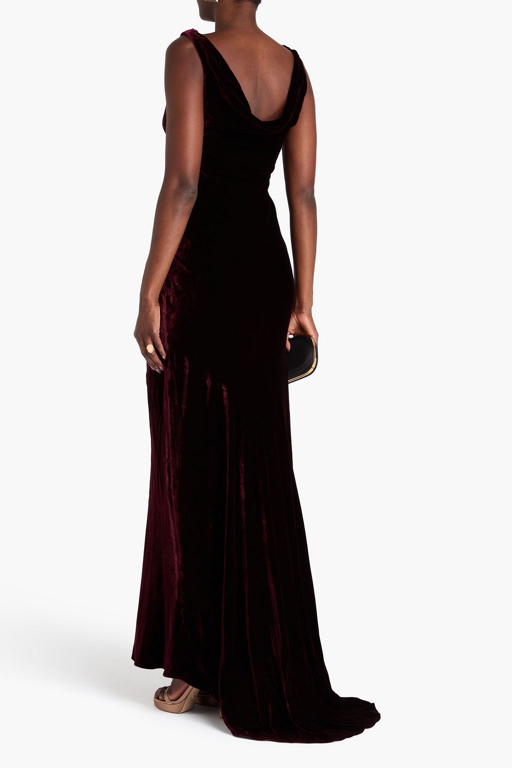 SALONI Velvet gown