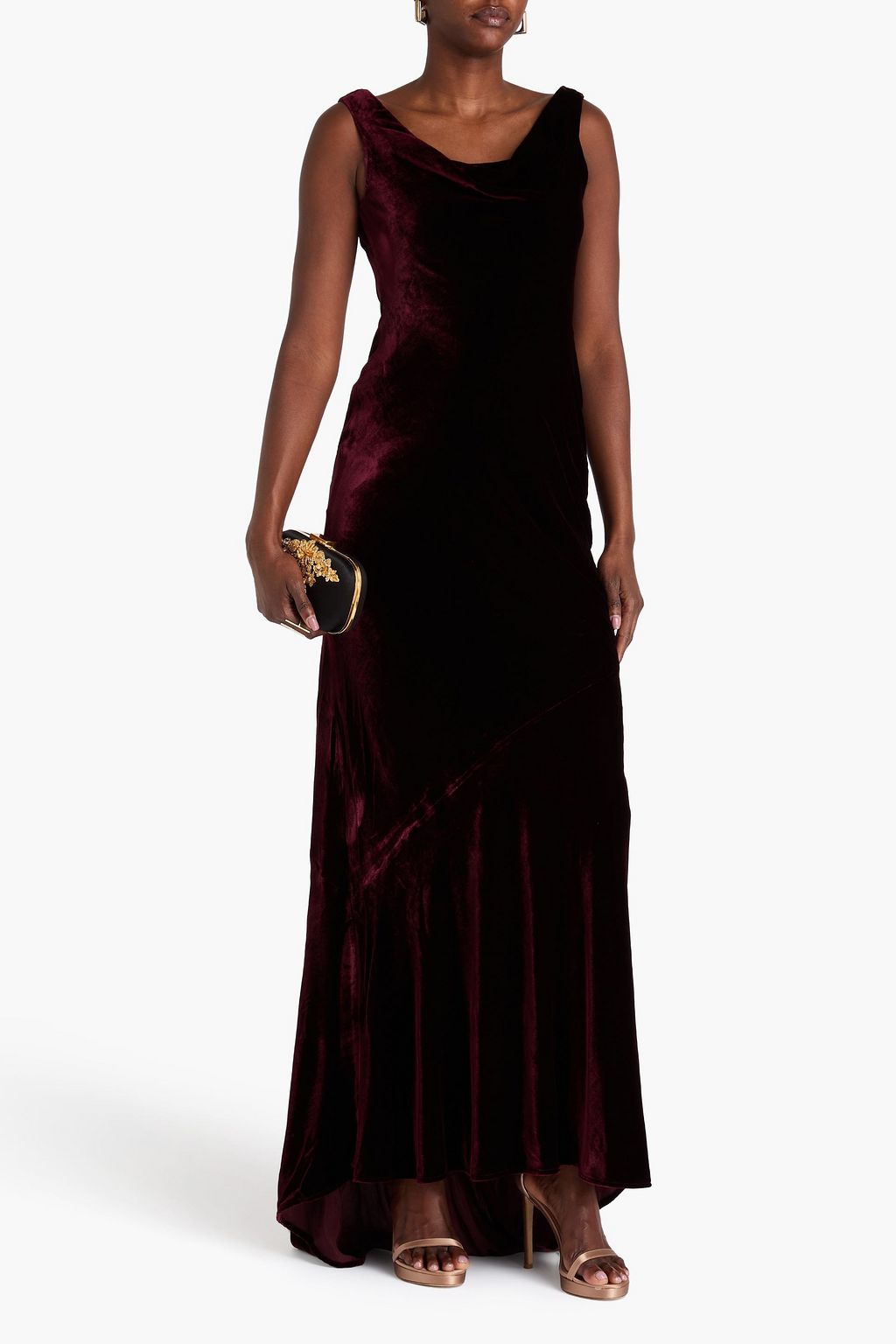 SALONI Velvet gown
