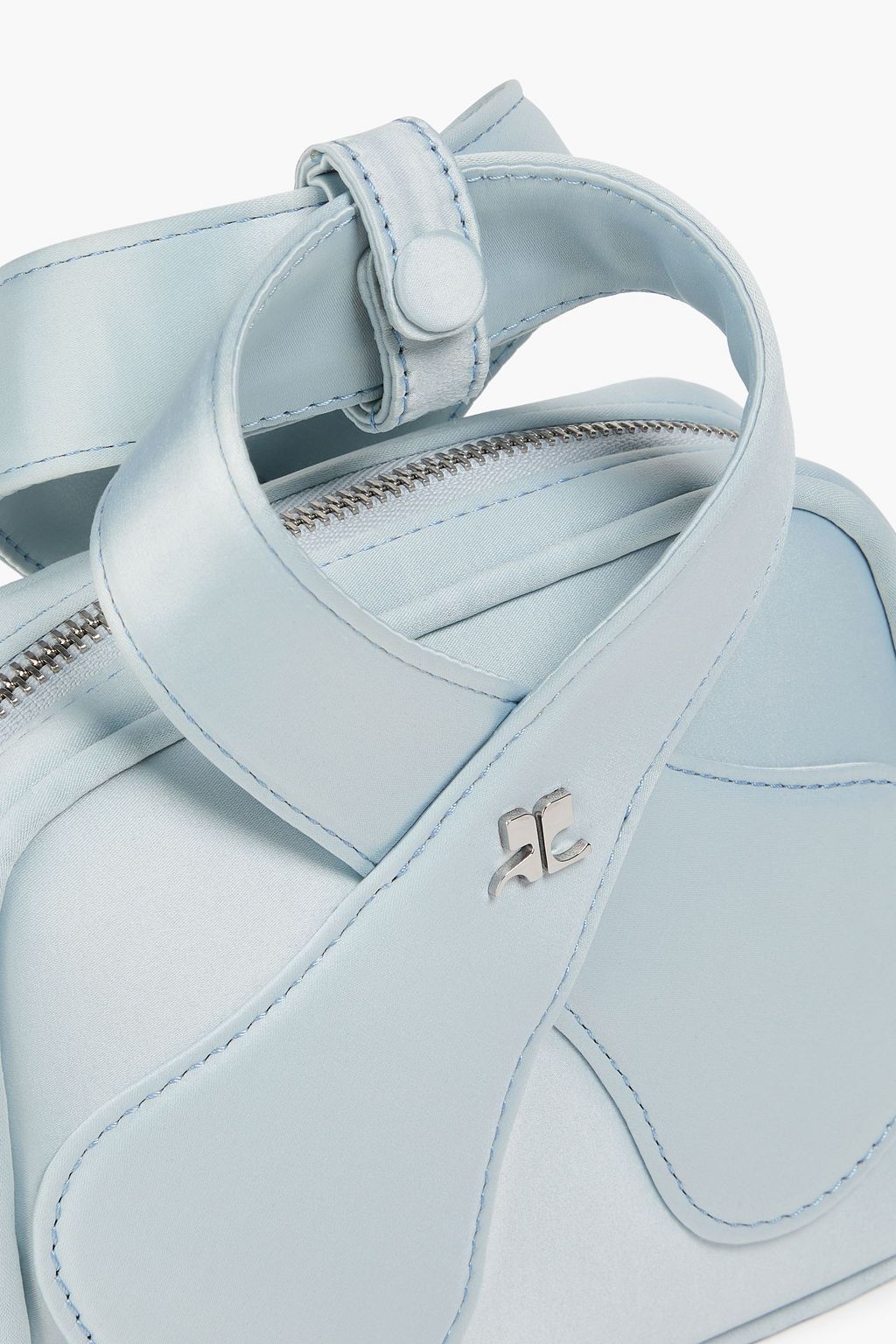 COURRÈGES Satin cross-body bag