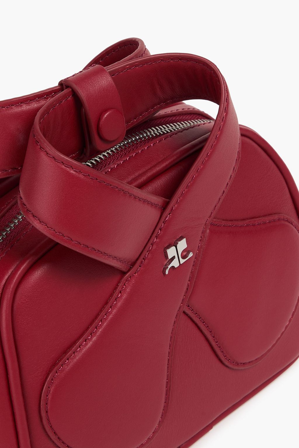 COURRÈGES Leather shoulder bag