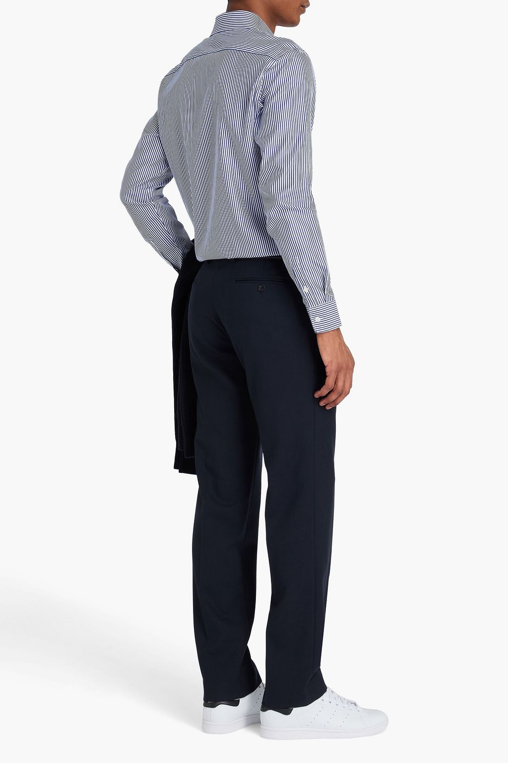 SANDRO Grain de poudre wool pants