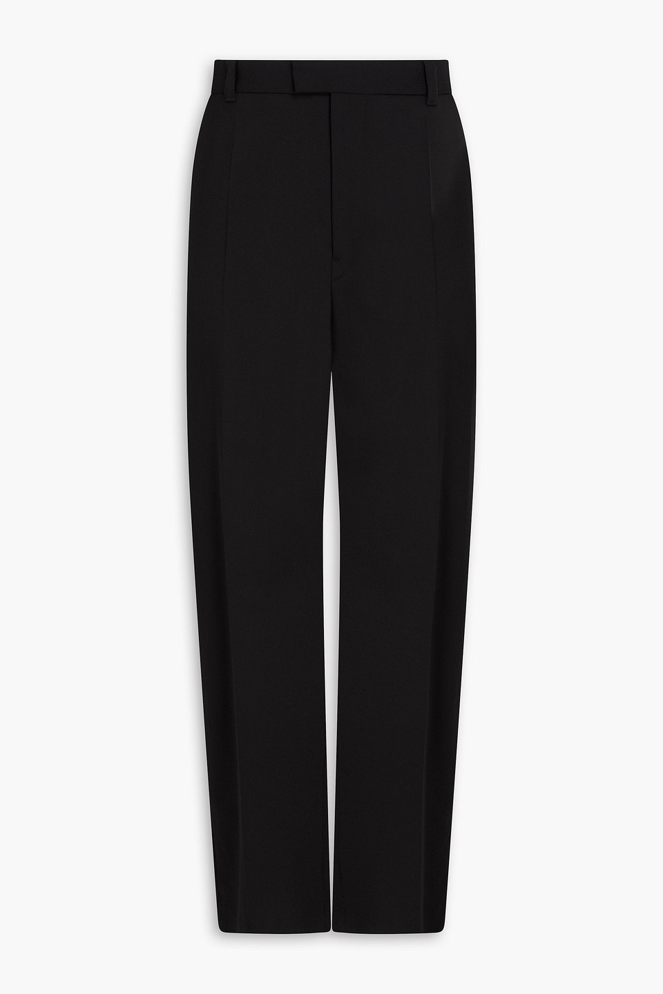 SANDRO CHARLIE WOOL-BLEND TWILL PANTS