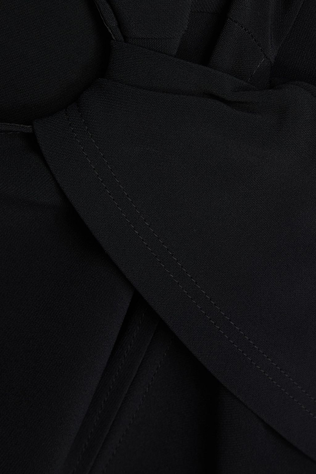 COURRÈGES Minikleid aus Crêpe mit Cut-outs