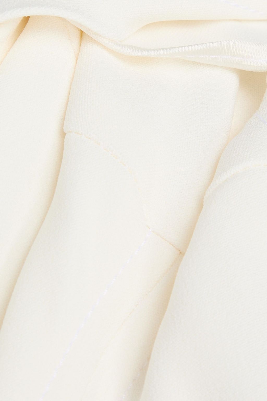 COURRÈGES Minikleid aus Crêpe mit Cut-outs