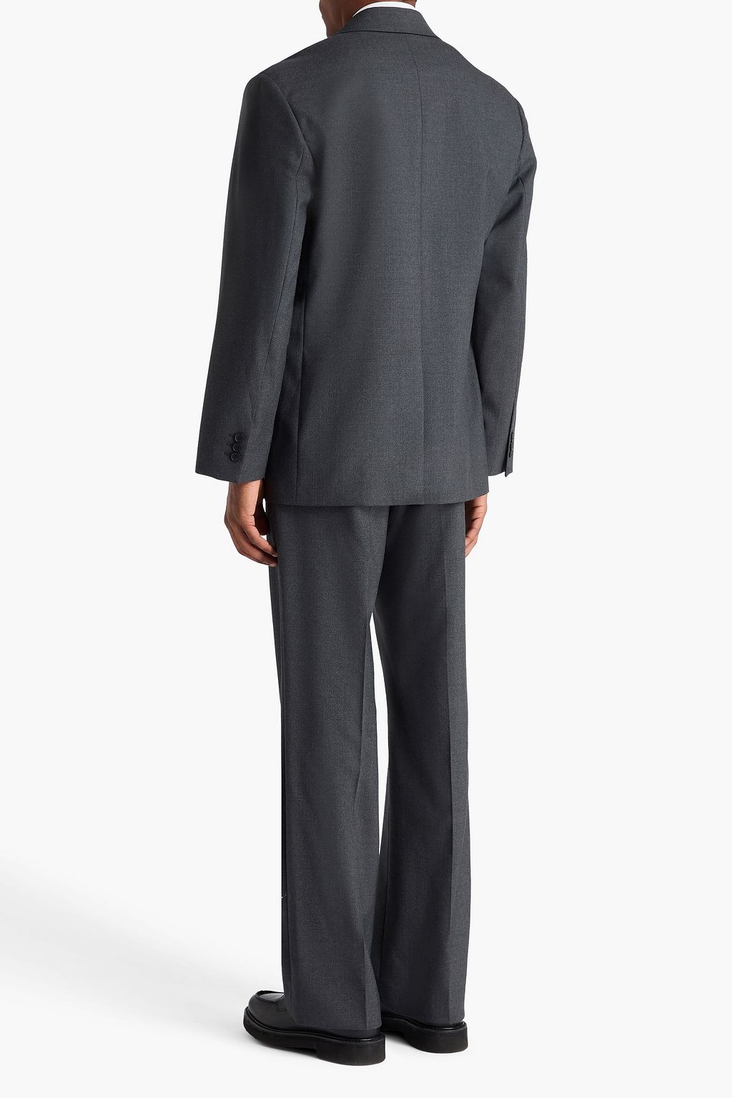 SANDRO Grain de poudre wool blazer