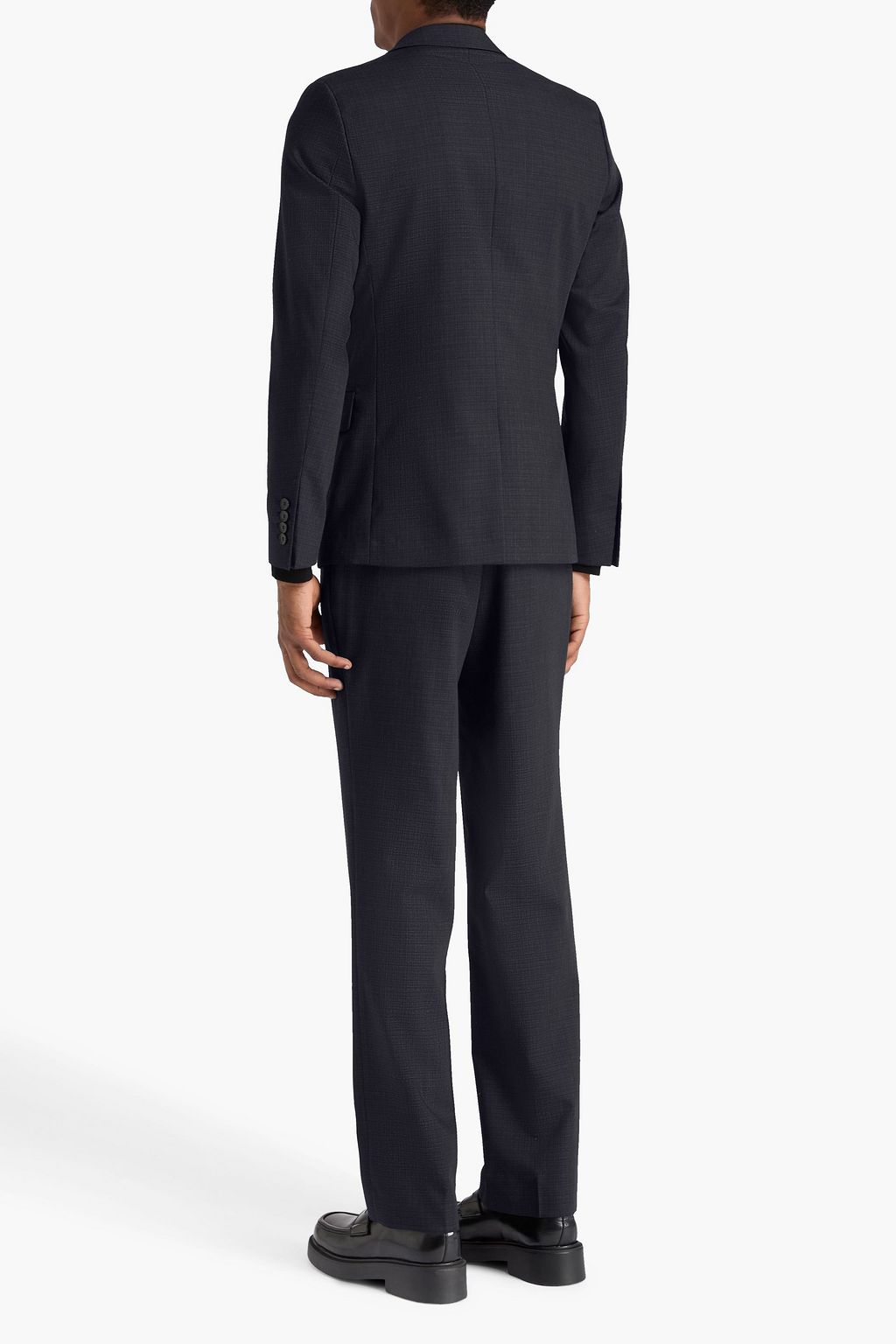 SANDRO Wool-jacquard blazer