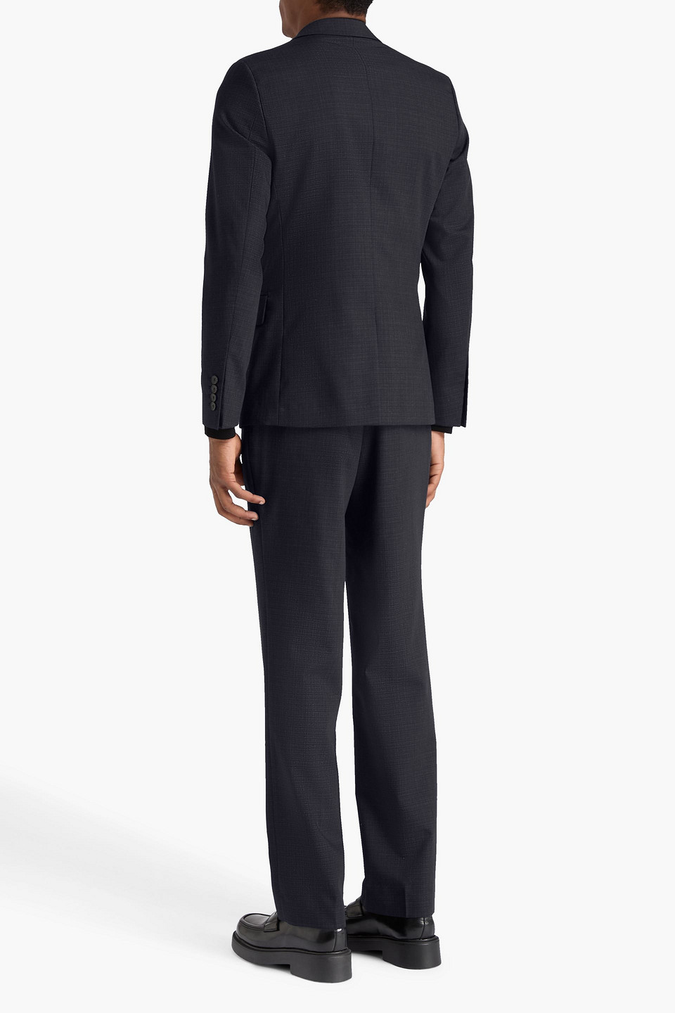  Sandro - Wool-jacquard Blazer - Blue - It 46 